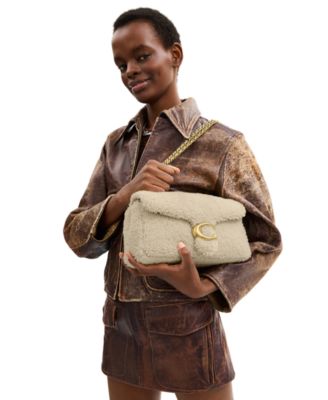 Tabby Medium Shearling Shoulder Bag 26
