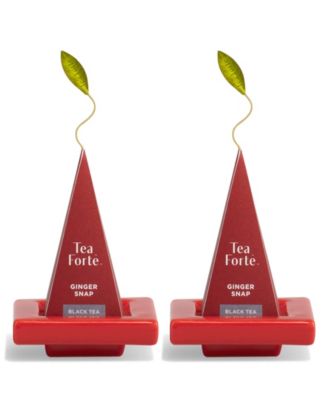 Holiday Warming Joy Bundle with 10-Pyramid Infusers, Caf&eacute; Cup and Tea Tray