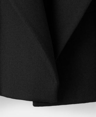 Women's Cropped Wool Suit Blazer