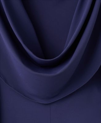 Women's Draped Asymmetrical Dress