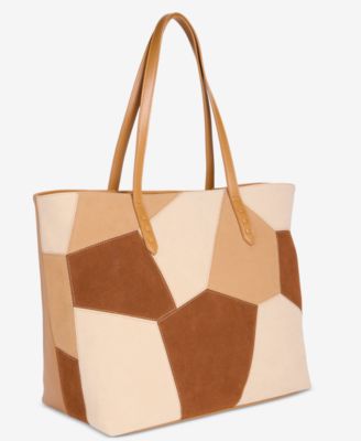 Pieced 4 Poster Tote, Exclusively Macy's