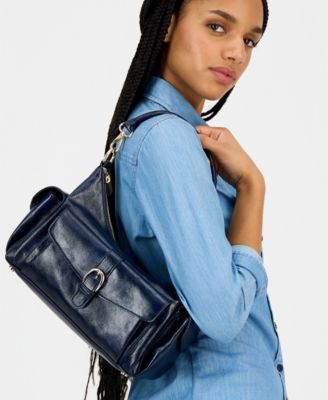 Jynna Medium Glazed Shoulder Bag, Exclusively at Macy's