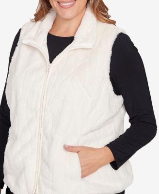 Plus Size Solid Vest