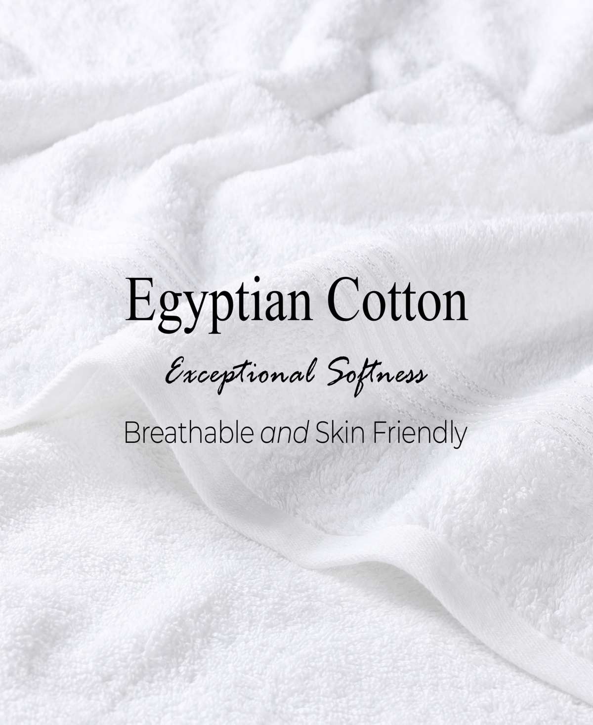 Superior Egyptian Cotton 12-pc. Towel Set In White