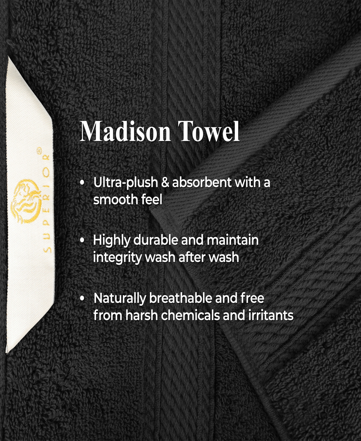 Superior Egyptian Cotton Bath Towel, Set of 4