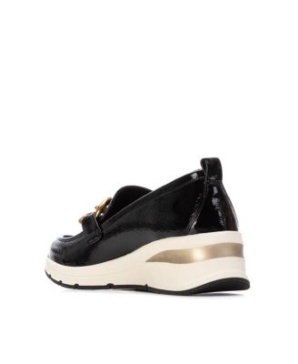 Women's Wedge Patent Leather Loafers By XTI