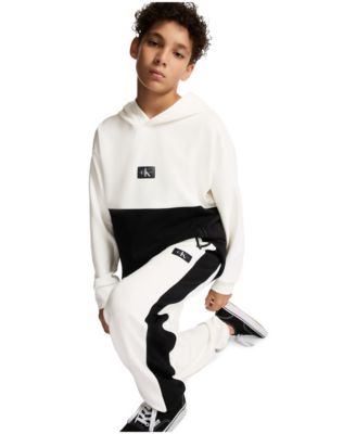 Calvin Klein - Boys 8-20 Color Blocked Relaxed Fit Jogger Pants