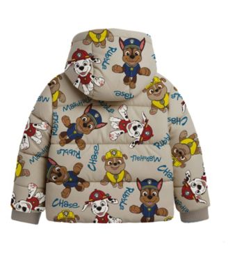 Boys' 2T-7 Printed Puffer Jacket