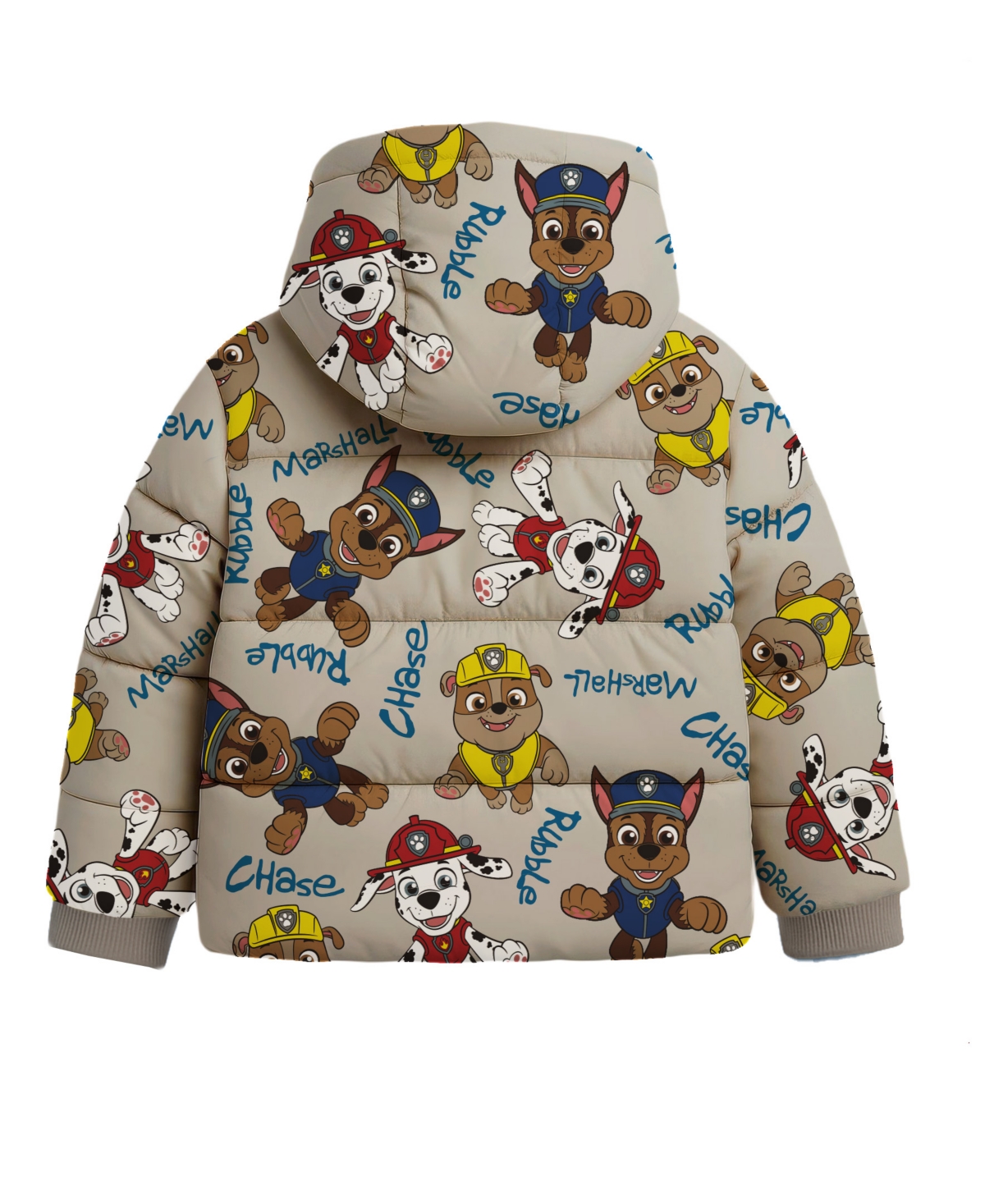 Paw Patrol Boys 2T-7 Printed Puffer Jacket