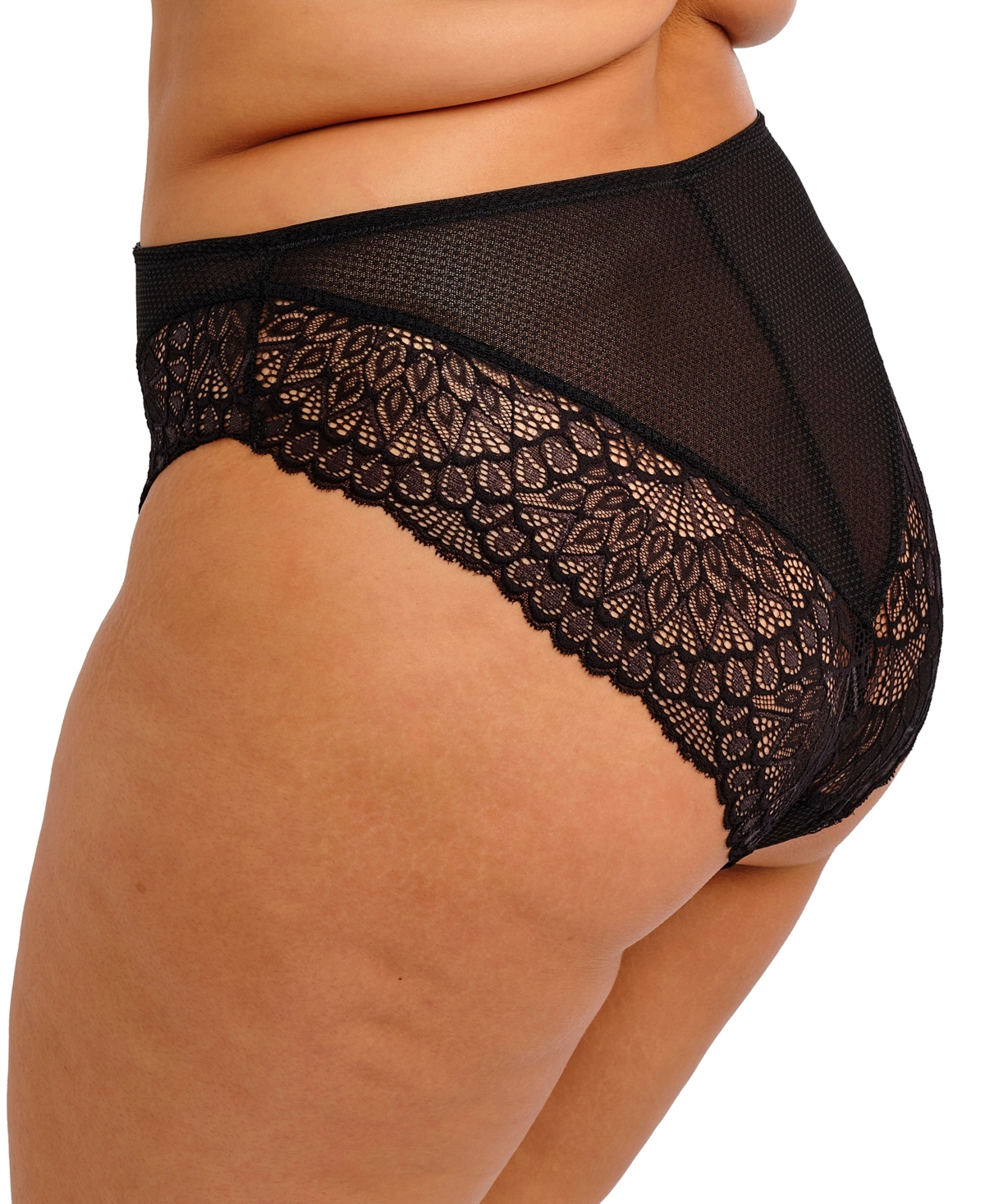 Elomi Plus Tiernie Lace Full-Coverage Panty