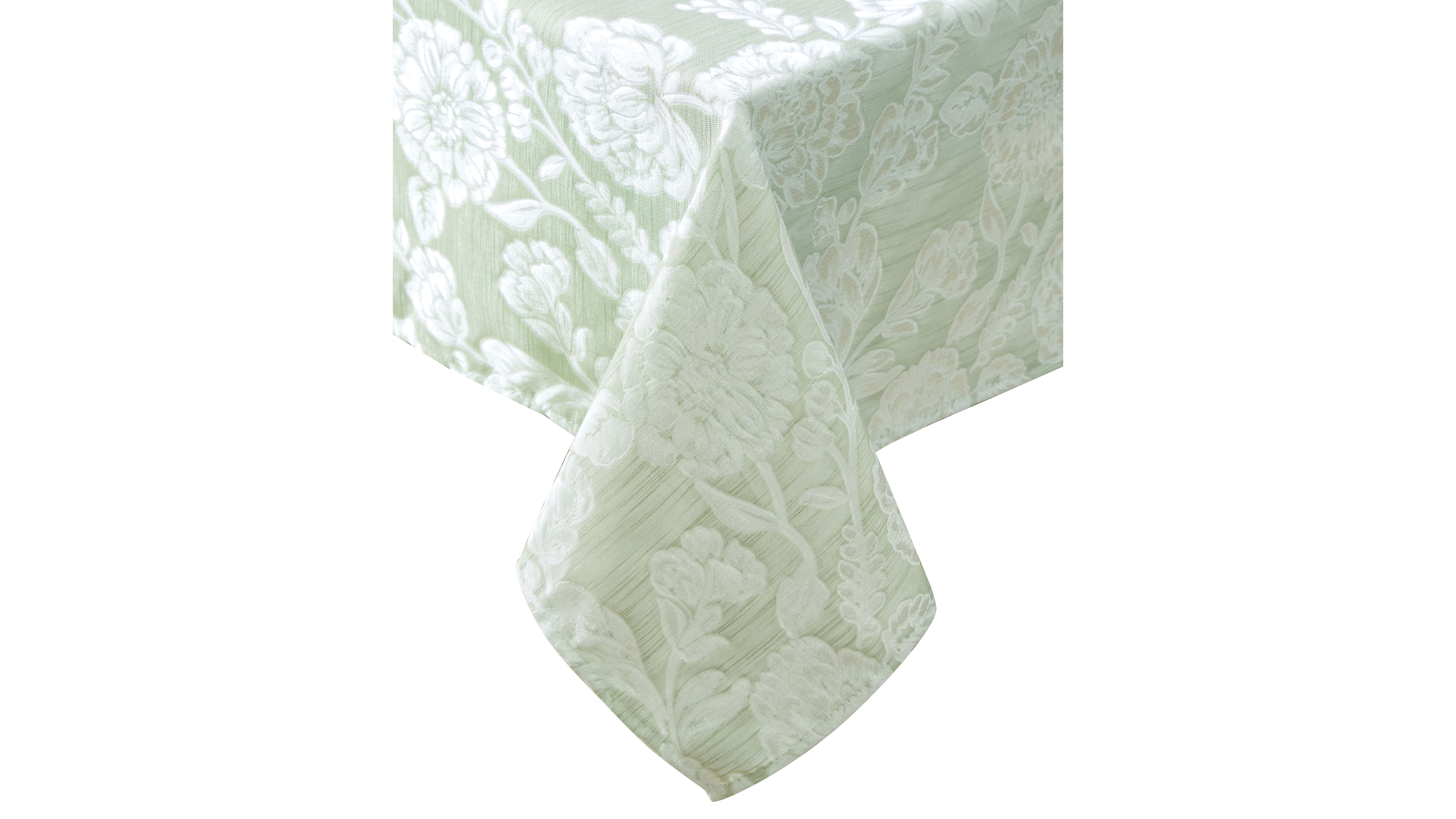 Laura Ashley Annaleigh Jacquard Tablecloth, 60"W x 84"L