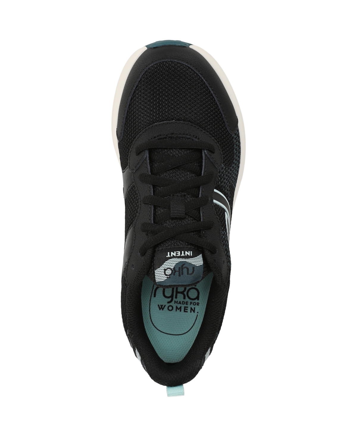 Ryka Women's Intent Lace Up Walking Sneakers In Black