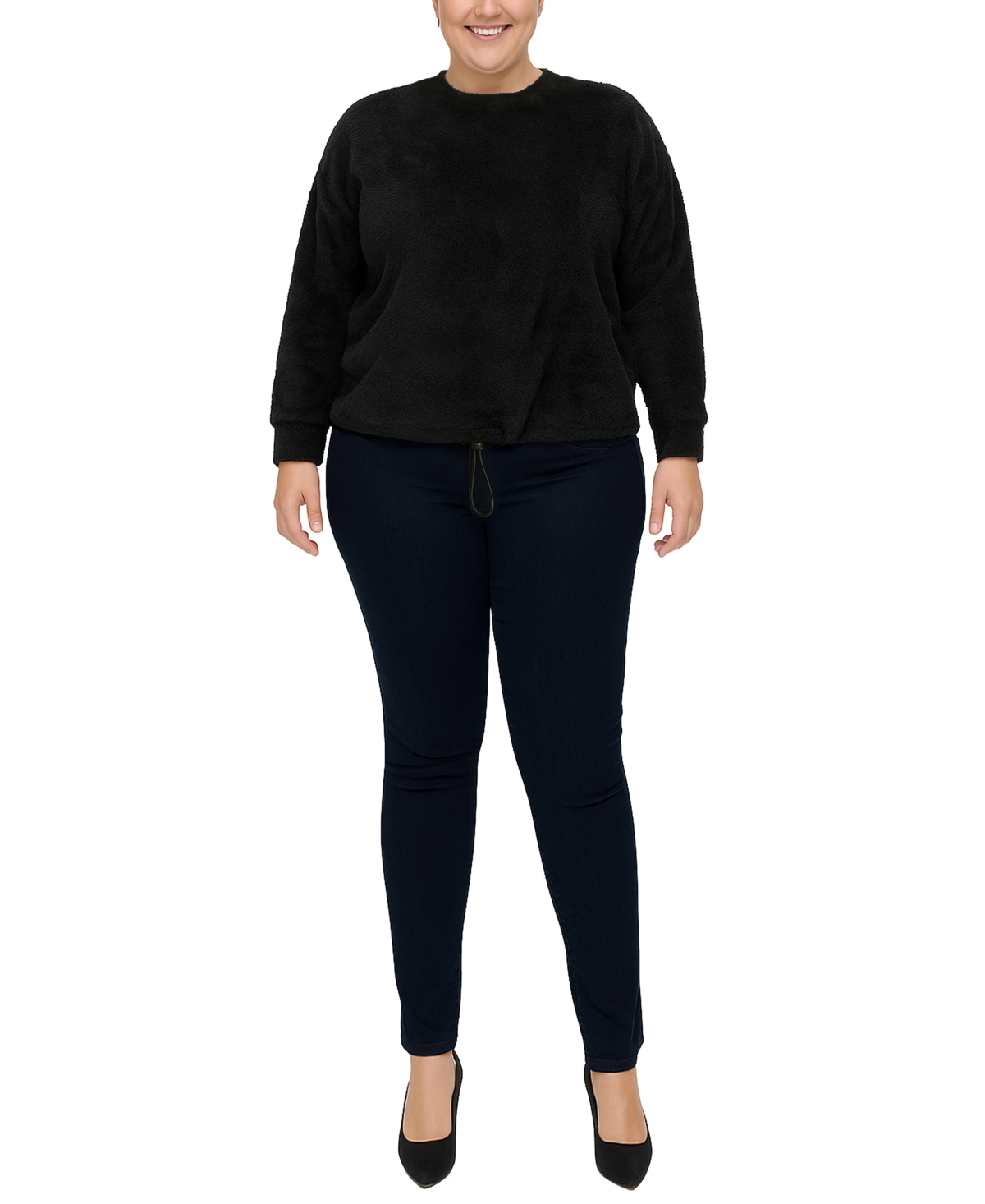 Coin 1804 Plus Cozy Rib Pullover Top