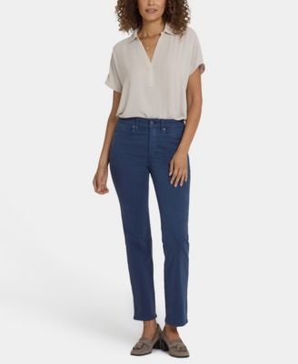 Petite High Rise Marilyn Straight Jeans