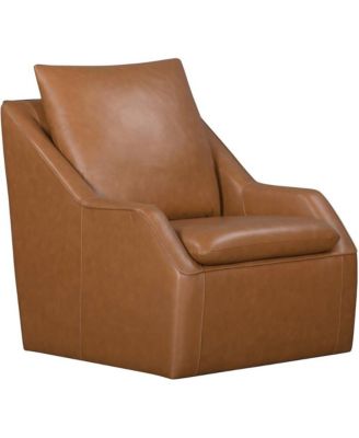 Asher - Steamboat Ecru Swivel Accent Chair Two Pack