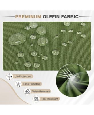 Outdoor Lounger Cushion 41.7''Lx22''Wx3''H Chair Seat Cushion - Set of 2