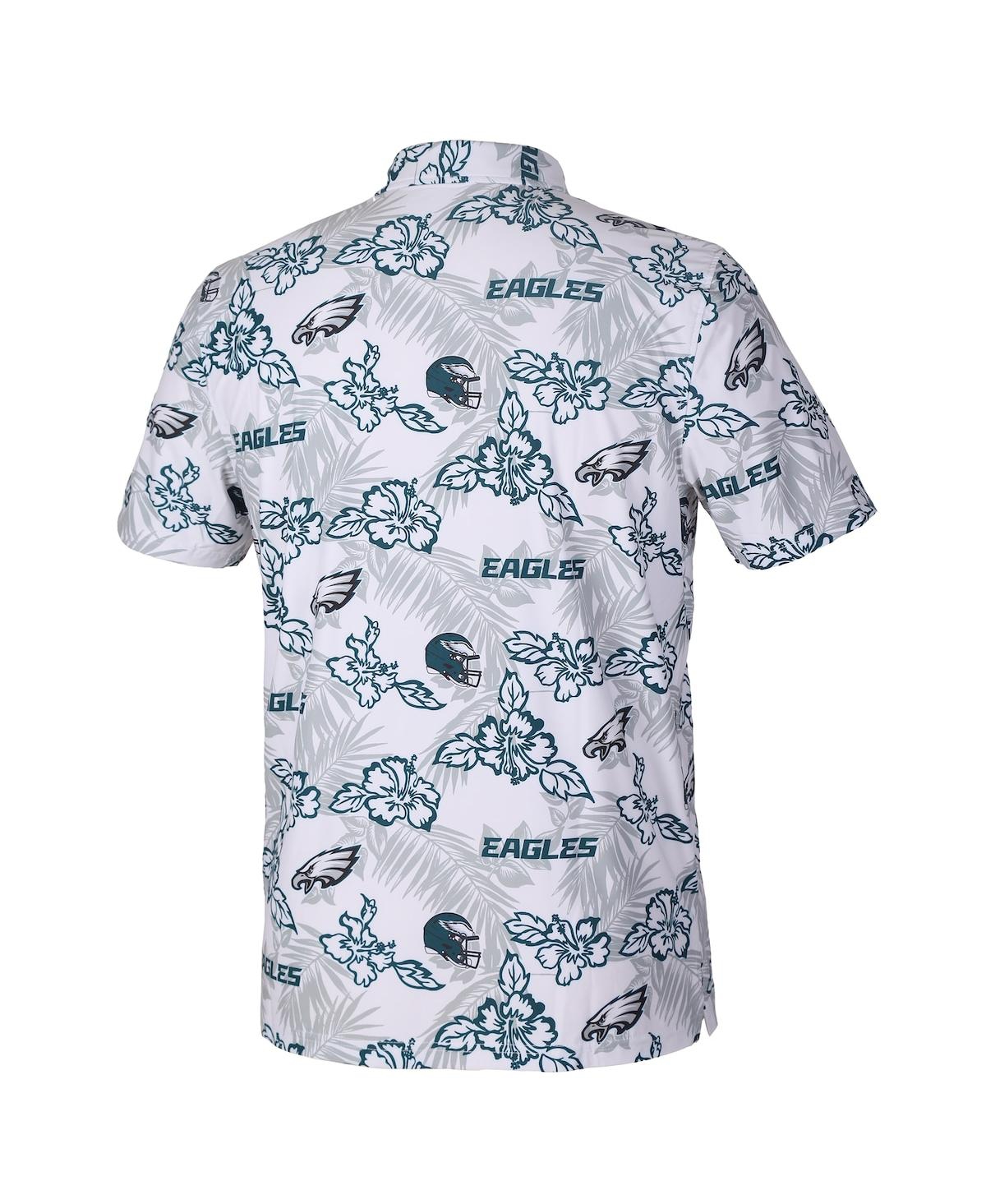 Reyn Spooner Men's White Philadelphia Eagles Pua Performance Game Day Polo Shirt
