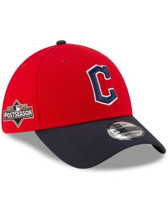 New Era - Men's Red Cleveland Guardians 2025 MLB Postseason Side Patch 39THIRTY Flex Hat