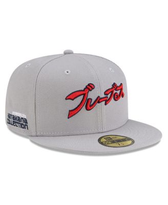 New Era - Men's Gray Atlanta Braves 59FIFTY Fitted Hat