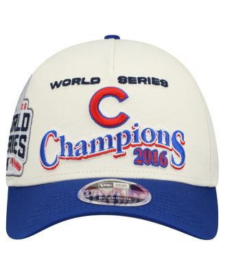 Men's Cream/Royal Chicago Cubs World Series 9FORTY M-Crown Adjustable Hat