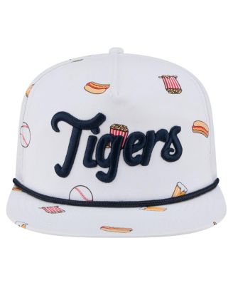 Men's White Detroit Tigers Team Cheer Rope 19TWENTY Adjustable Hat