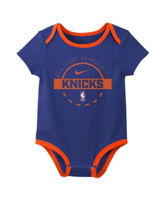 Baby Boys and Girls 2-Piece New York Knicks Bodysuit Set