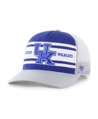 '47 Brand - Big Boys and Girls Royal/Gray Kentucky Wildcats Super Stripe Hitch Adjustable Trucker Hat