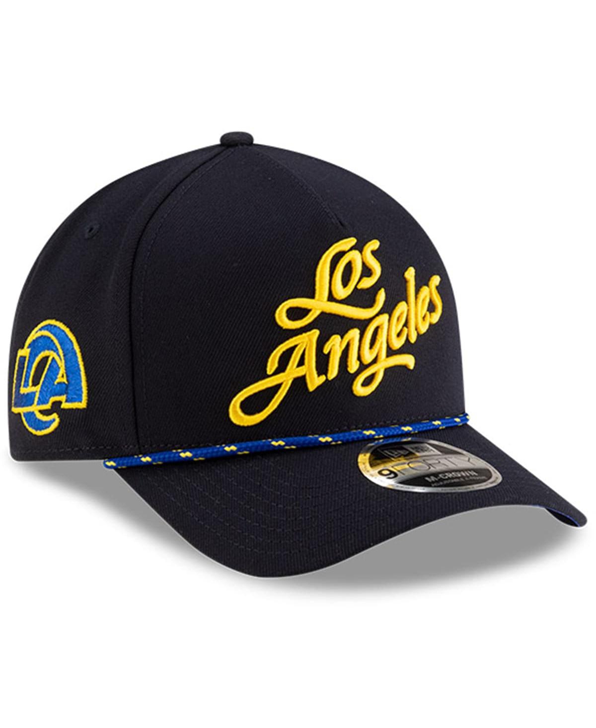 New Era Big Boys and Girls Midnight Blue Los Angeles Rams 2025 Rivalries Collection 9FORTY A-Frame Adjustable Hat