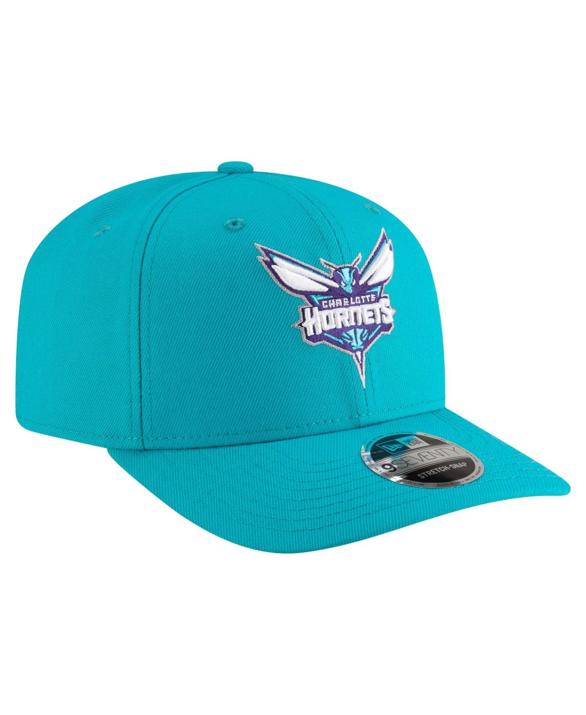 New Era Men's Teal Charlotte Hornets 9SEVENTY Stock Adjustable Hat