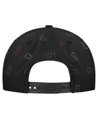 Men's Black Dallas Cowboys Gummy Golfer Snapback Hat