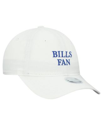 Women's White Buffalo Bills Team Fan 9TWENTY Adjustable Hat