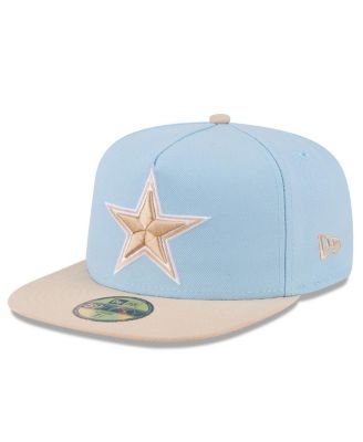 New Era - Men's Light Blue/Light Beige Dallas Cowboys Two-Tone Color Pack A-Frame 59FIFTY Fitted Hat