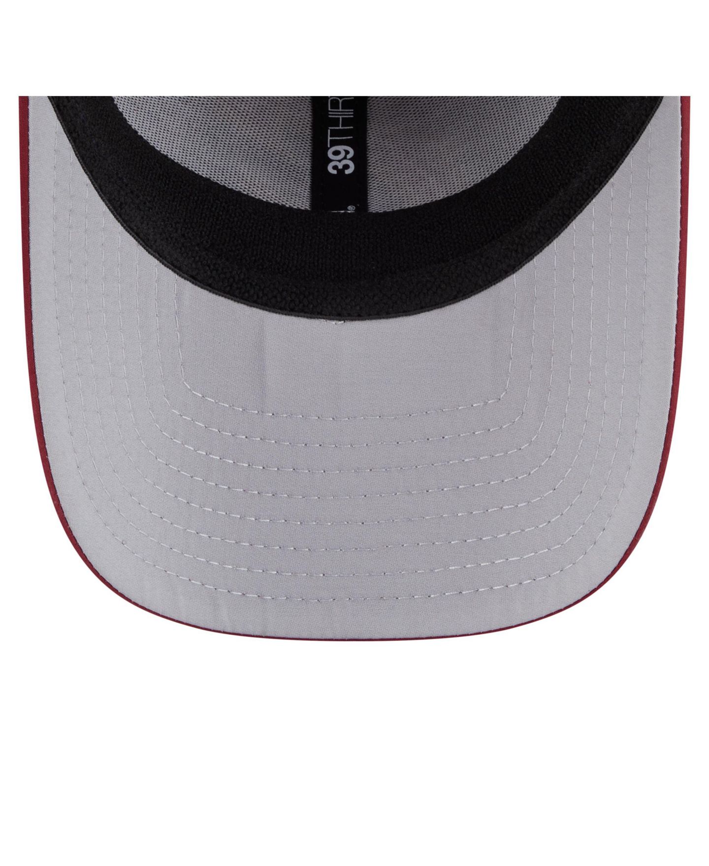 Мужская кепка New Era Wine Cleveland Cavaliers Featherweight Poly Rope Flex 39Thirty Hat — фото 4