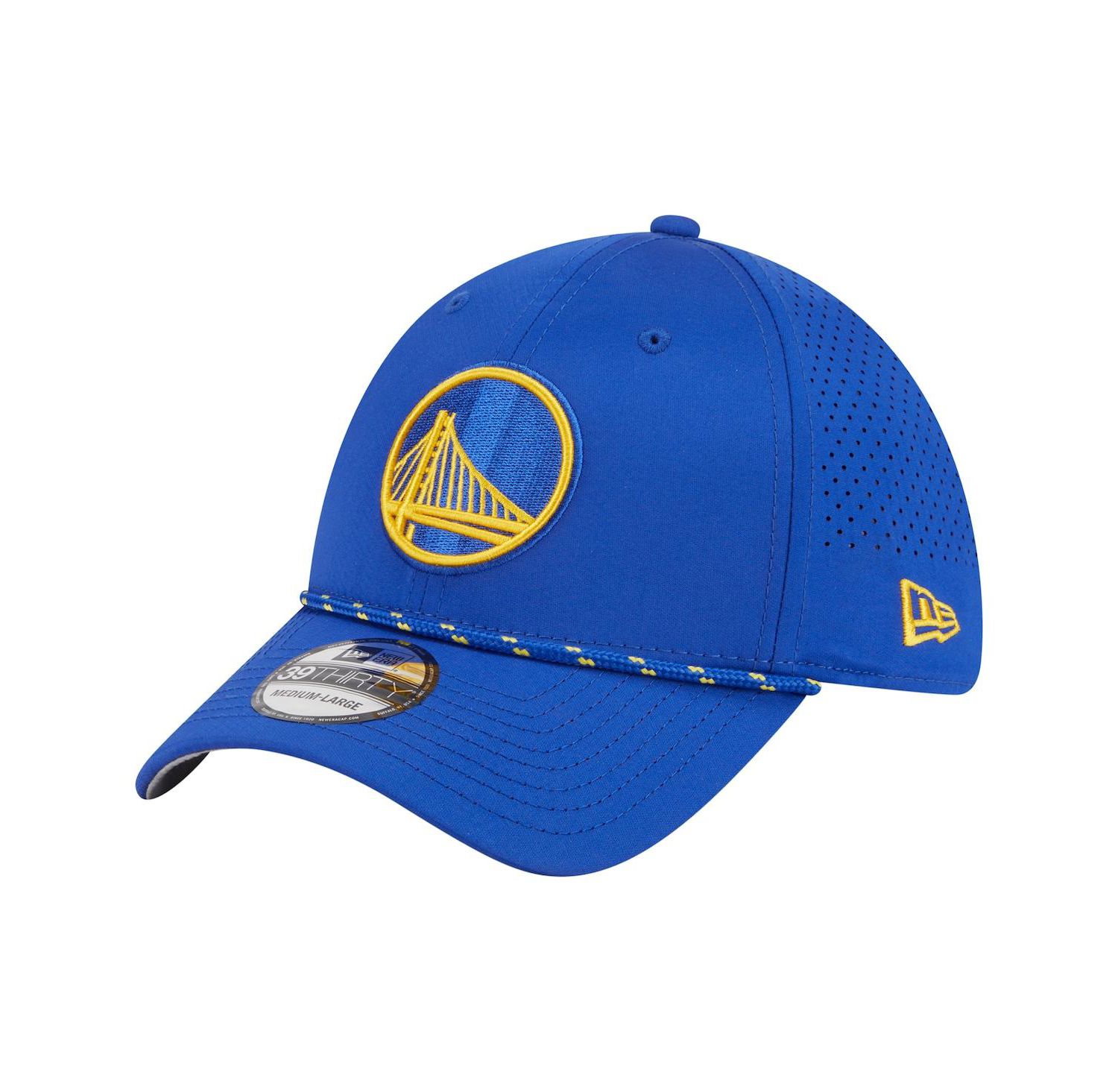 Men's Royal Golden State Warriors Featherweight Poly Rope Flex 39Thirty Hat