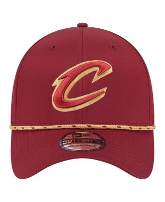 Men's Wine Cleveland Cavaliers Featherweight Poly Rope Flex 39Thirty Hat