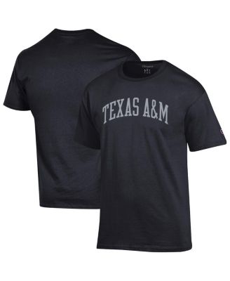Champion - Men's Black Texas A&M Aggies Basic Arch T-Shirt