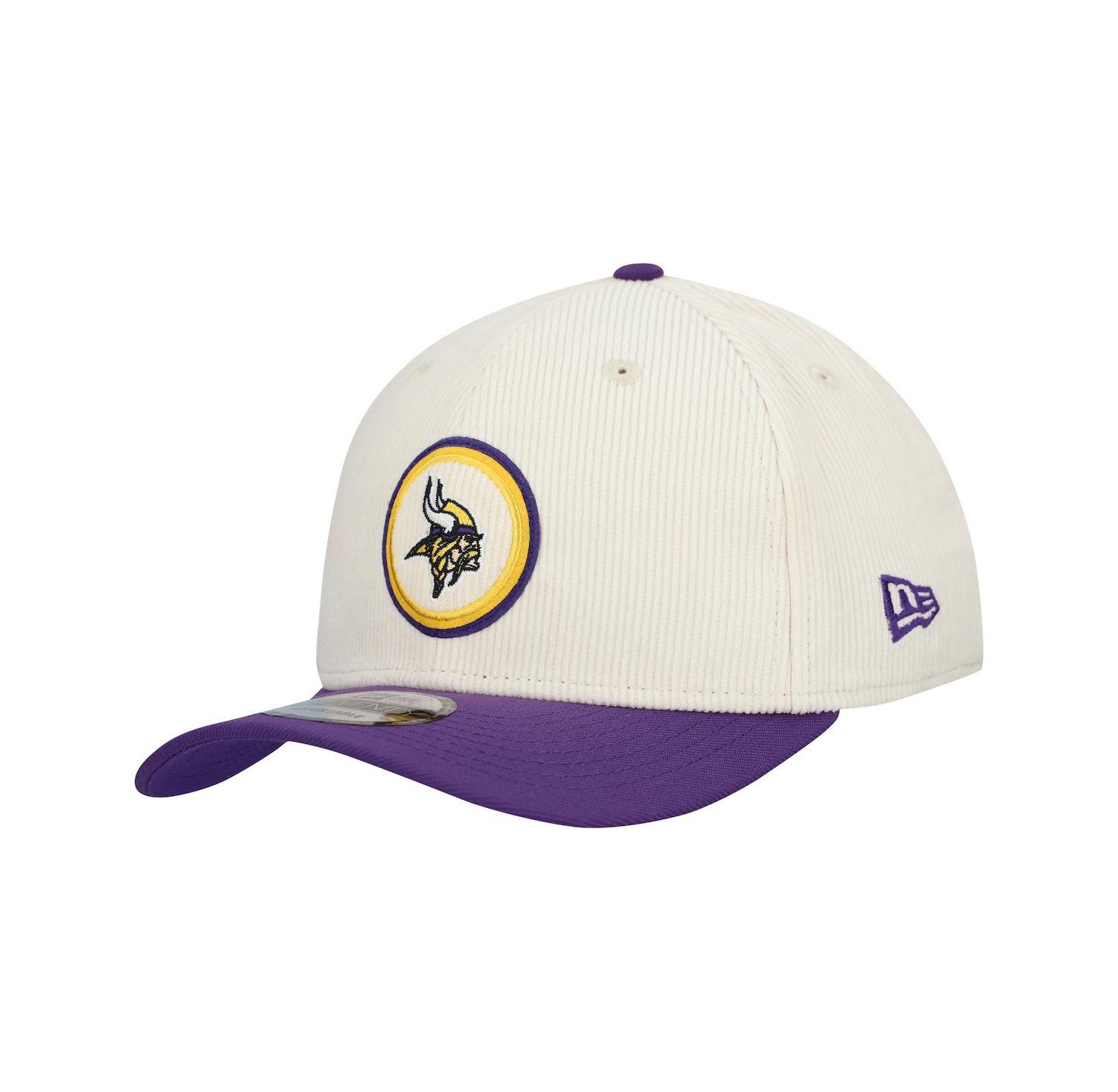 Men's Stone Minnesota Vikings Loyal Corduroy 9SEVENTY Adjustable Hat