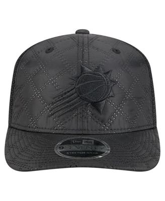 Men's Black Phoenix Suns Quilted 9SEVENTY Trucker Adjustable Hat
