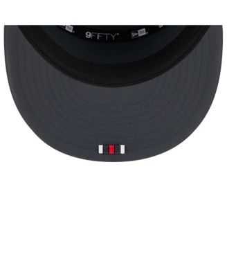 Men's Charcoal Houston Texans 2025 Sideline Cold Weather Split Panel 9FIFTY Snapback Hat