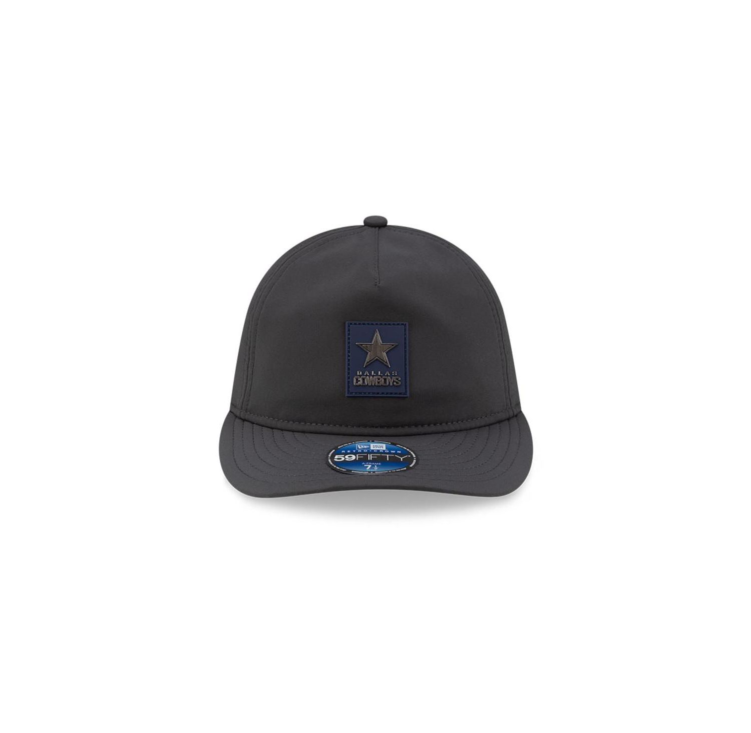 Men's Charcoal Dallas Cowboys 2025 Sideline Cold Weather Retro Crown 59FIFTY Fitted Hat