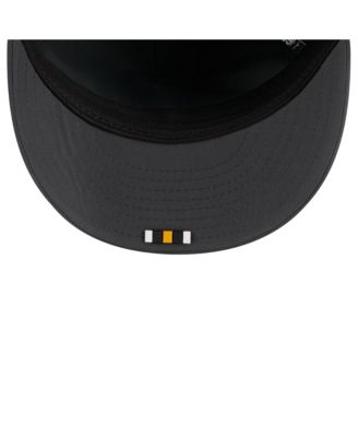 Men's Charcoal Pittsburgh Steelers 2025 Sideline Cold Weather Retro Crown 59FIFTY Fitted Hat