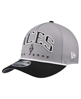 New Era - Men's Gray Las Vegas Aces Bold Arch COOLERA 9FORTY A-Frame M-Crown Adjustable Hat