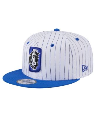 Men's White Dallas Mavericks Deceptor Pinstripe 9FIFTY Snapback Hat