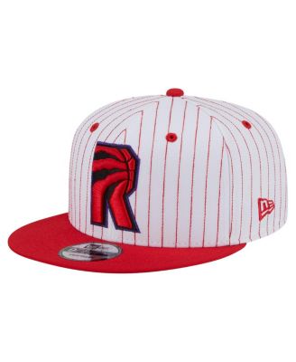 Men's White Toronto Raptors Deceptor Pinstripe 9FIFTY Snapback Hat