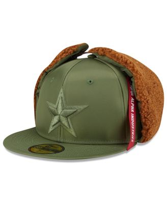 New Era - Men's Industries Olive Dallas Cowboys Dog Ears 59FIFTY Fitted Hat