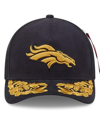 x Alpha Men's Industries Black Denver Broncos A-Frame 9FORTY Adjustable Hat