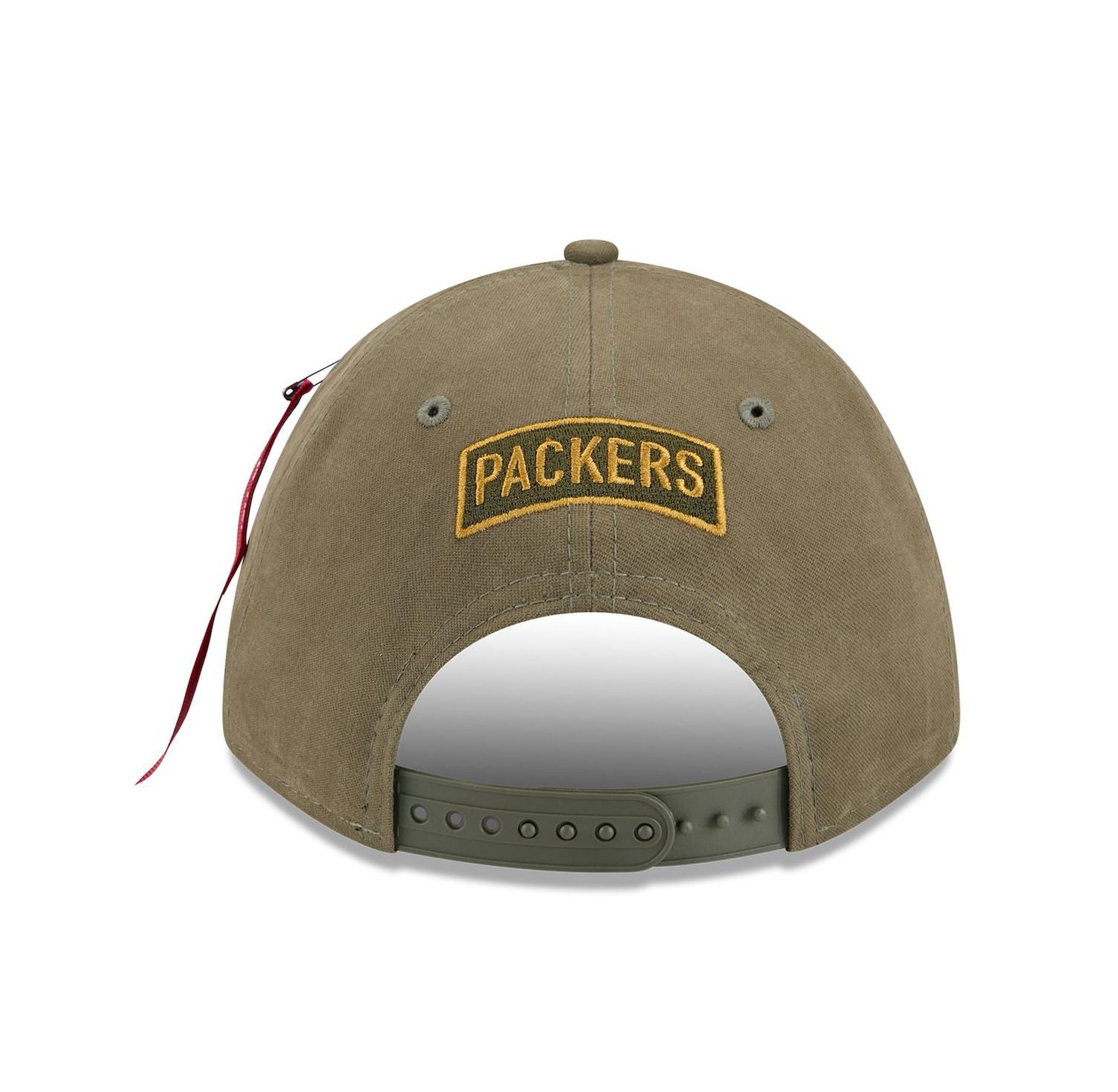 x Alpha Men's Industries Olive Green Bay Packers A-Frame 9FORTY Adjustable Hat