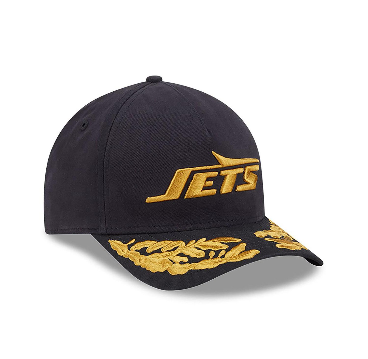 x Alpha Men's Industries Black New York Jets A-Frame 9FORTY Adjustable Hat