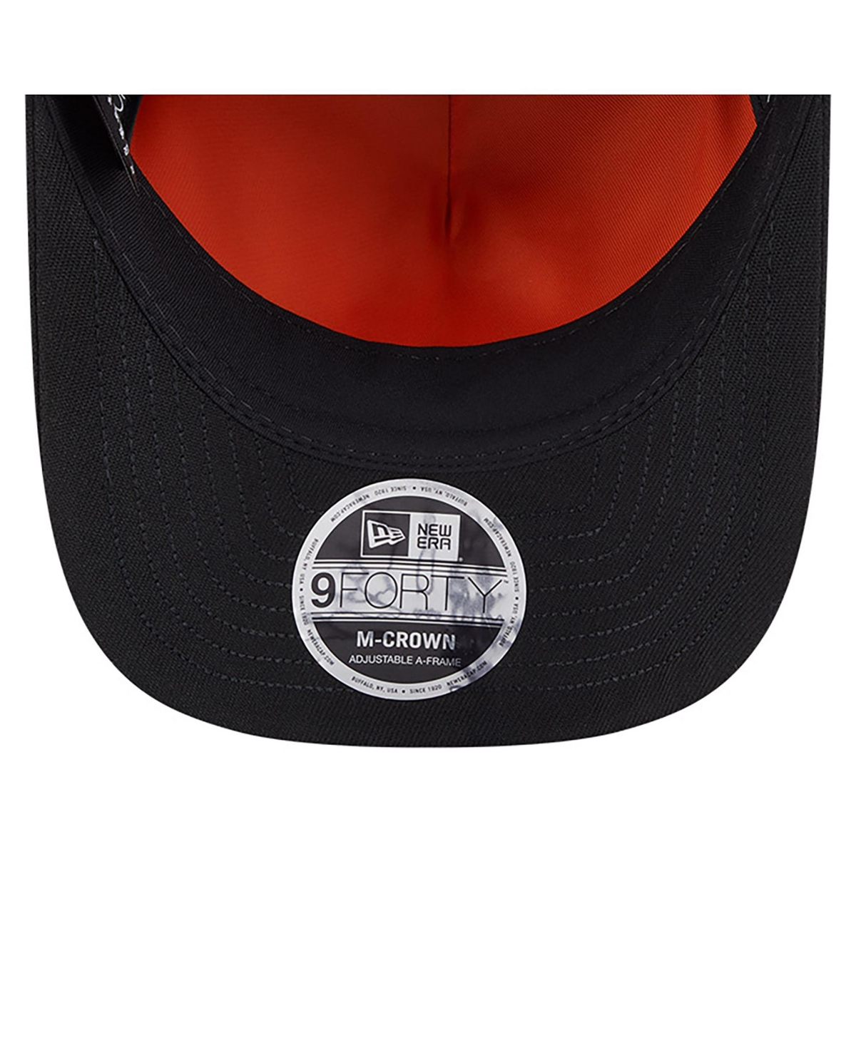 New Era x Alpha Men's Industries Black Washington Commanders A-Frame 9FORTY Adjustable Hat