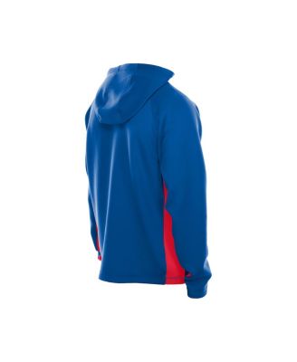 Men's Royal New York Giants Combine Authentic Raglan Scuba Full-Zip Hoodie
